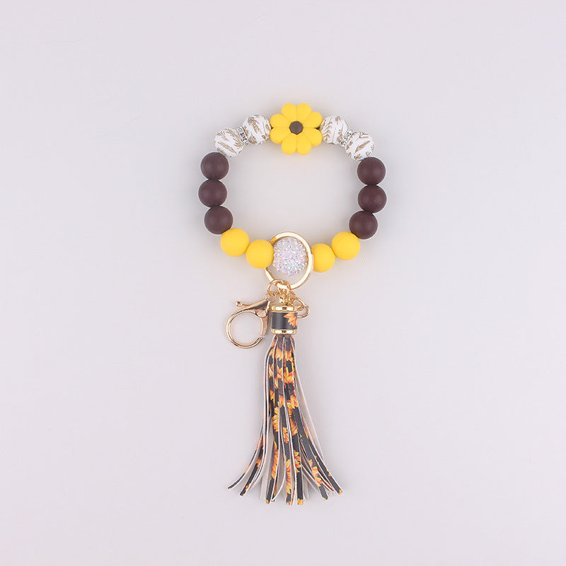 Wholesale Daisy Keychain Flower Bracelet